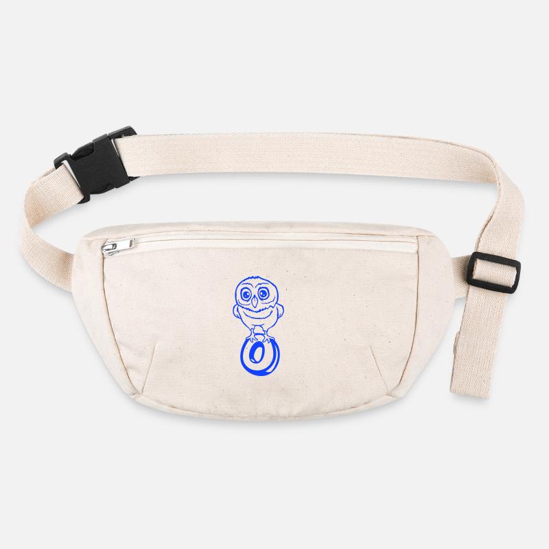 Eule Buchstabe O Owl Englisch ABC lernen Vogel Uhu Stanley/Stella recycelte Gürteltasche