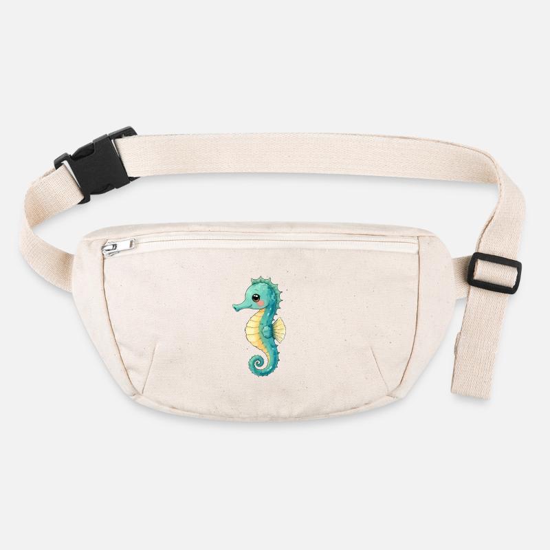 Amour de mer Pastel Hippocampe Sac banane recyclé Stanley/Stella