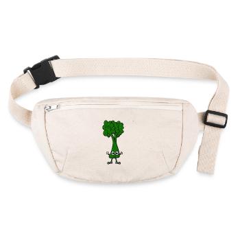 Brocoli BD - Sac banane recyclé Stanley/Stella - blanc naturel - Devant
