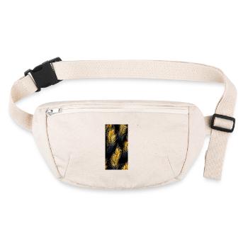 Golden Feathers - Stanley/Stella recycled Hip Bag  - natural - Front