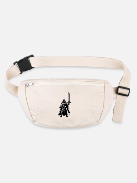 Warrior - Stanley/Stella recycled Hip Bag  - natural - Front