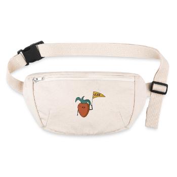 Carotte douce - Sac banane recyclé Stanley/Stella - blanc naturel - Devant