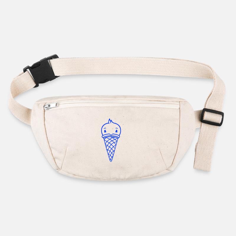 Vogel Eis Waffel Waffeleis Kugeln Eiscreme Eistüte Stanley/Stella recycelte Gürteltasche