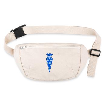 School bag blue - Stanley/Stella recycled Hip Bag  - natural - Front