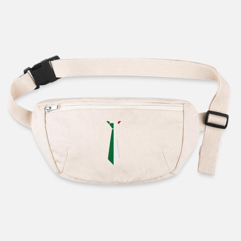 Italien Krawatte – Flaggendesign Stanley/Stella recycelte Gürteltasche
