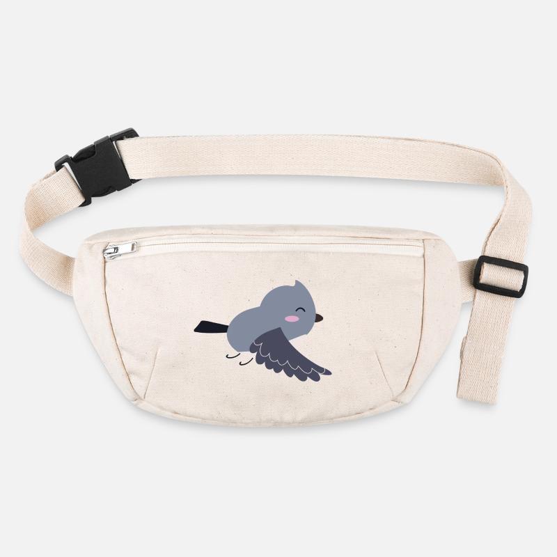 Süßer Vogel Geschenkidee Stanley/Stella recycelte Gürteltasche