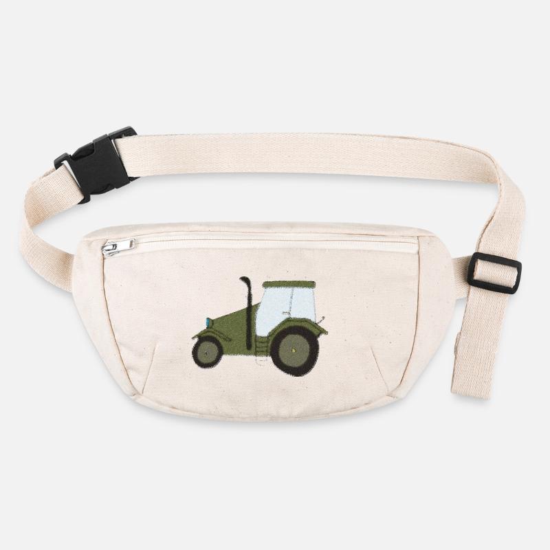 Tractor Oldtimer Impressionism Stanley/Stella recycled Hip Bag 