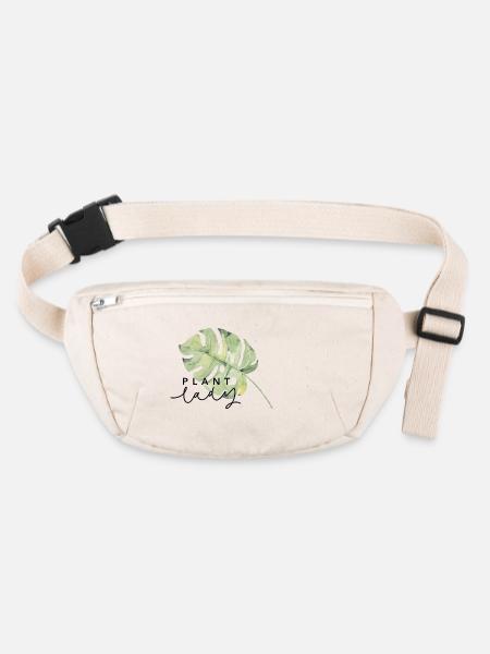 Plant Lady - Stanley/Stella recycelte Gürteltasche - Naturweiß - Vorne