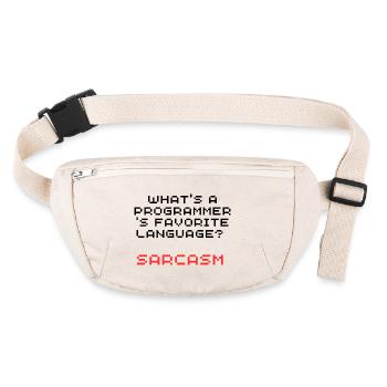 Programeer Tea - Stanley/Stella recycled Hip Bag  - natural - Front