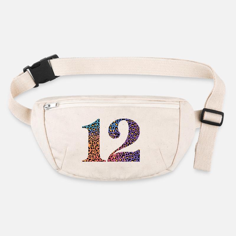 12th Birthday Leopard Stanley/Stella recycled Hip Bag 