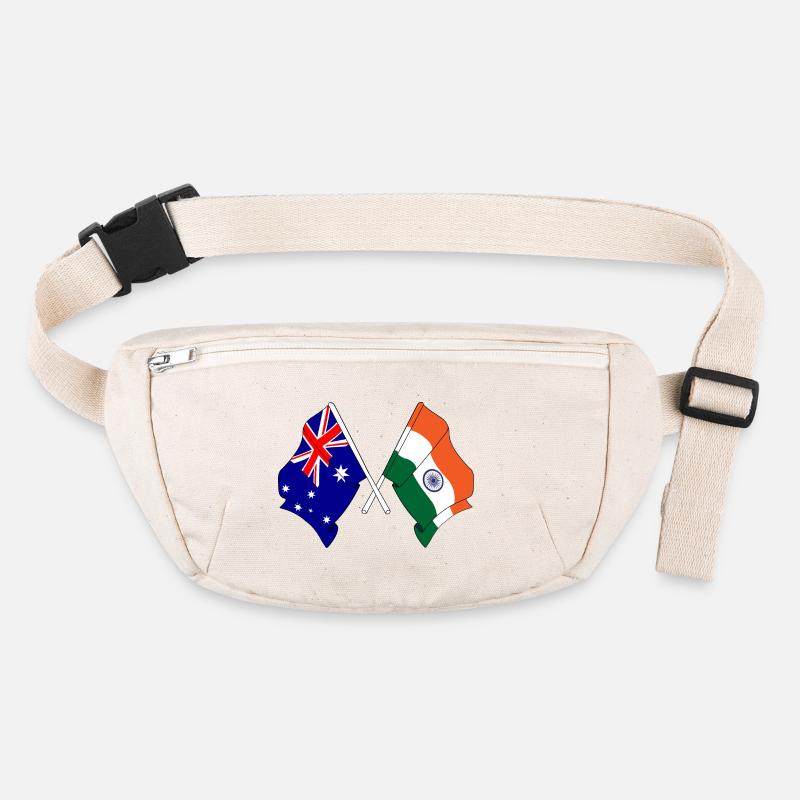 Drapeau de l’Australie et drapeau de l’Inde Sac banane recyclé Stanley/Stella