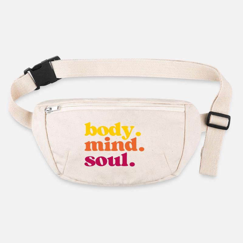 Body Mind Soul - For all "in tune makers" Stanley/Stella recycled Hip Bag 
