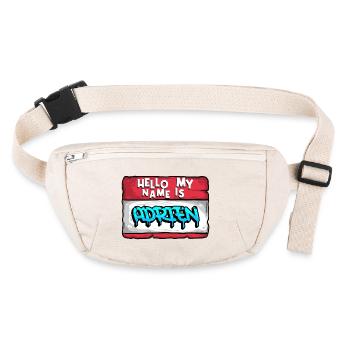 First Name Adrien - Stanley/Stella recycled Hip Bag  - natural - Front