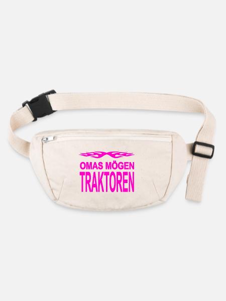 Traktor - Stanley/Stella recycelte Gürteltasche - Naturweiß
