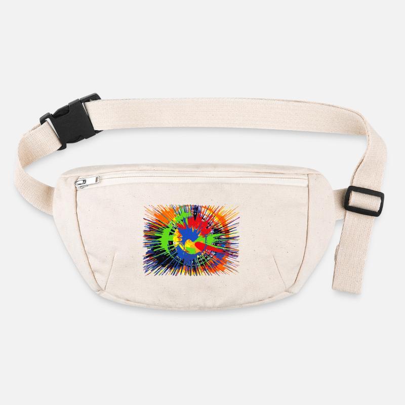Des taches de couleur Sac banane recyclé Stanley/Stella