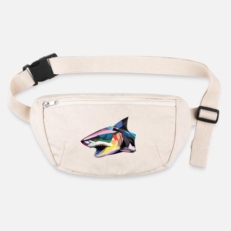 farbenfroher Hai Stanley/Stella recycelte Gürteltasche