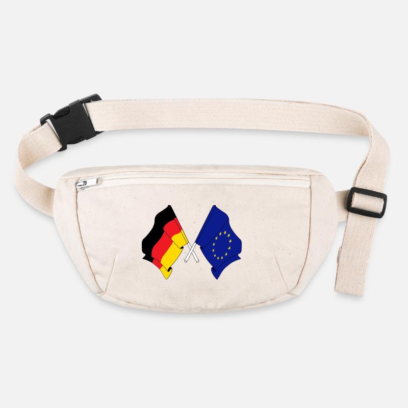 Flagge Deutschland, Europa Stanley/Stella recycelte Gürteltasche