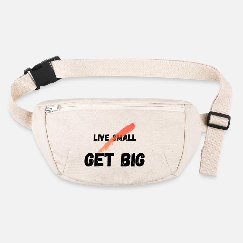 Live small get big Stanley/Stella recycelte Gürteltasche