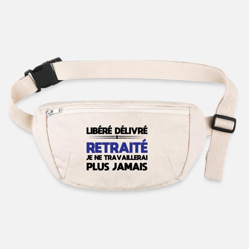Released Released Retired - Retirement Humor T-Shirt Stanley/Stella recycled Hip Bag 