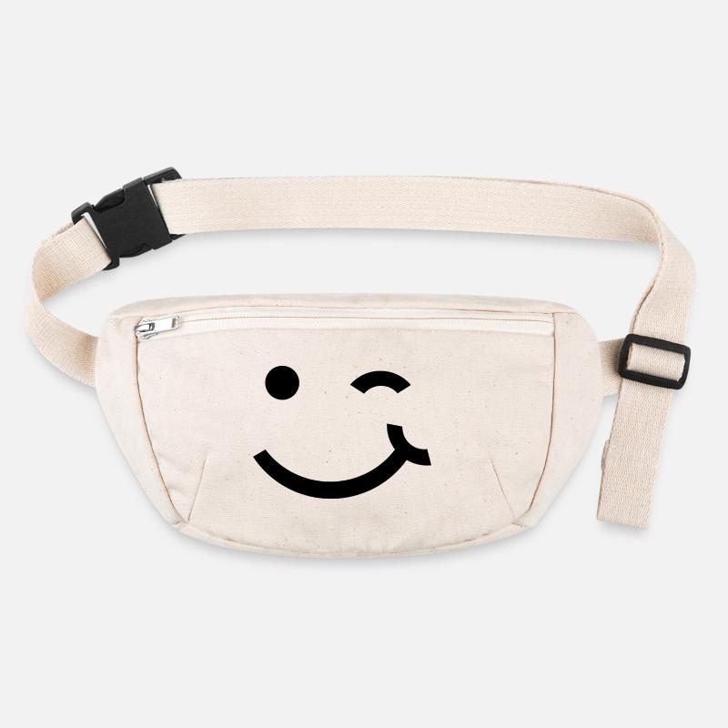 Clin d’œil, sourire clignant de l’œil Sac banane recyclé Stanley/Stella