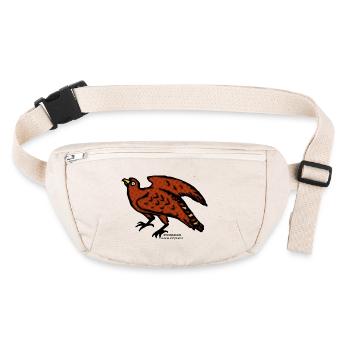 Golden Eagle Eagle Inn Mountains old illustration - Stanley/Stella recycled Hip Bag  - natural - Front