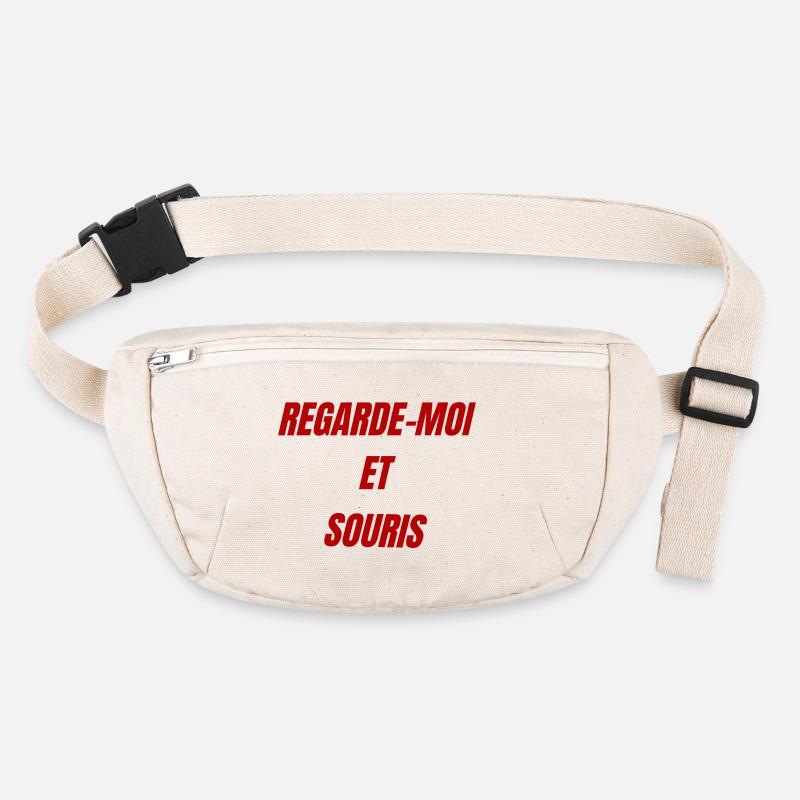 Look at Me and Mouse Stanley/Stella recycled Hip Bag 