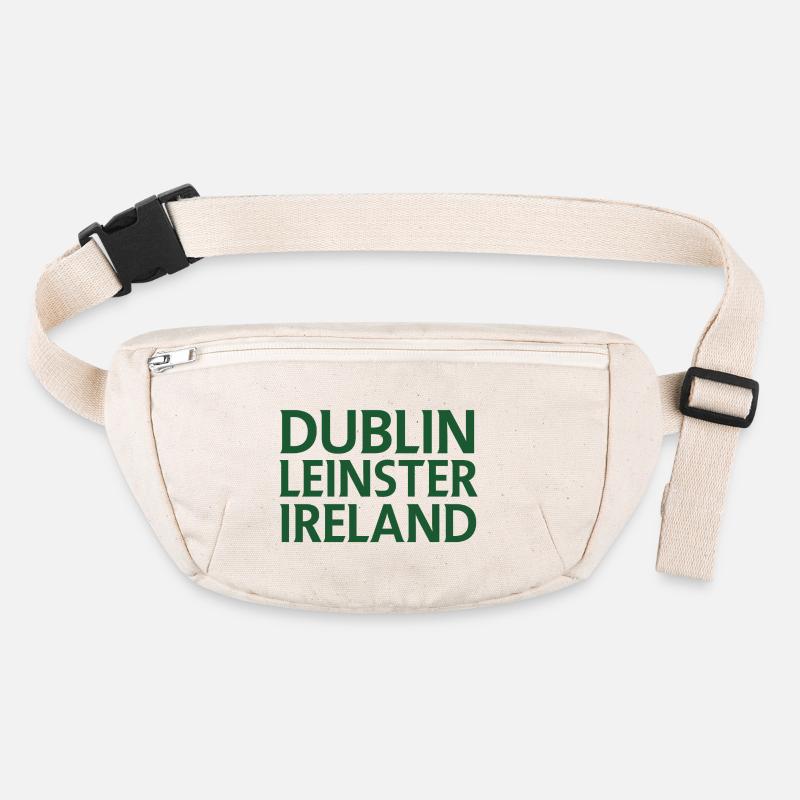 Dublin – Irlande Textdesign Sac banane recyclé Stanley/Stella