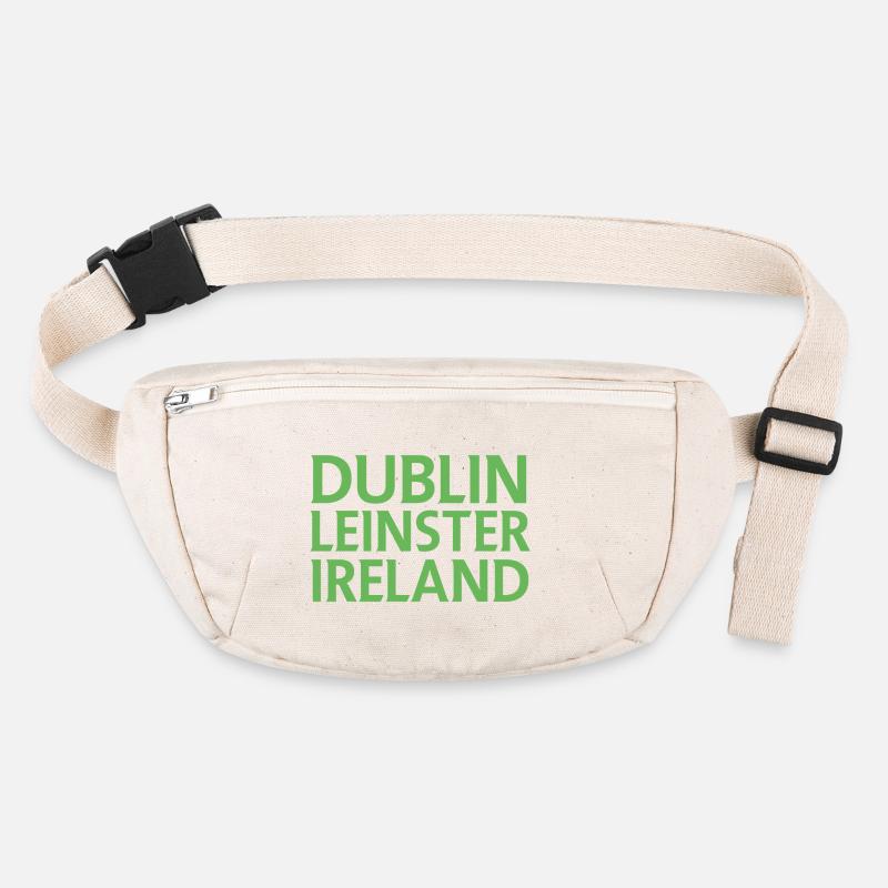 Dublin – Irland Textdesign Stanley/Stella recycelte Gürteltasche