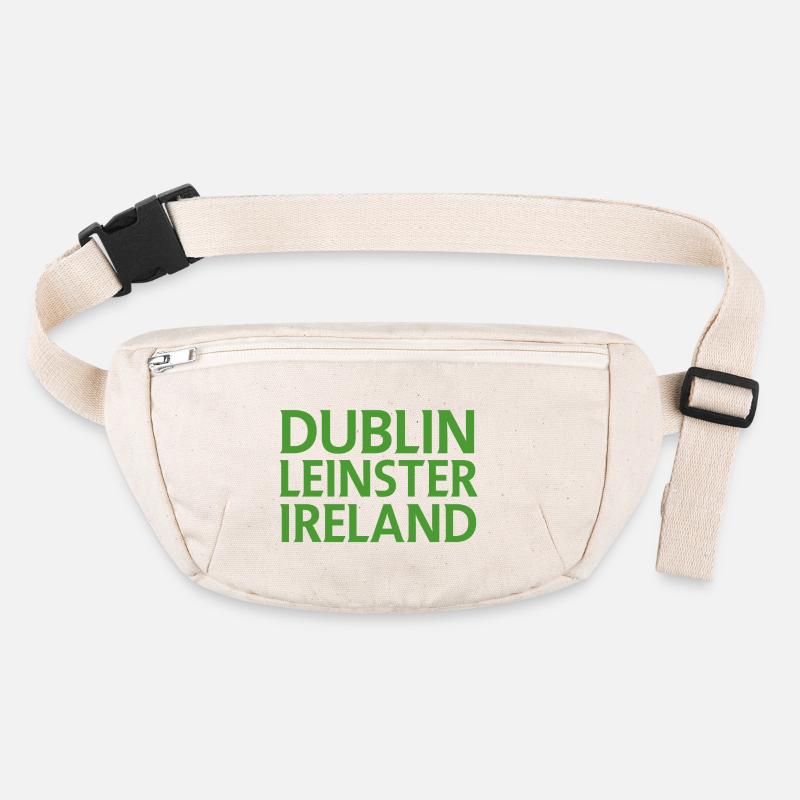 Dublin – Irland Textdesign Stanley/Stella recycelte Gürteltasche