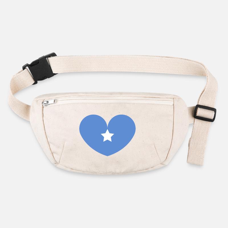 Somalia heart flag Stanley/Stella recycled Hip Bag 