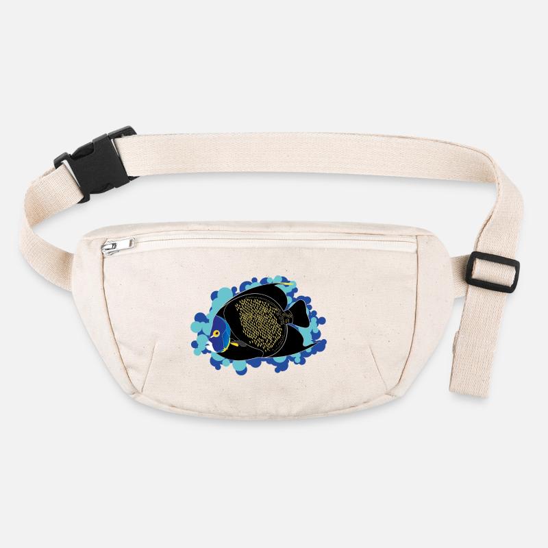 Kaiserfisch – Pomacanthus paru Stanley/Stella recycelte Gürteltasche