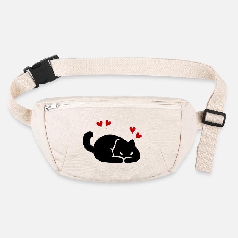 Cœur de Chat Amour Sac banane recyclé Stanley/Stella