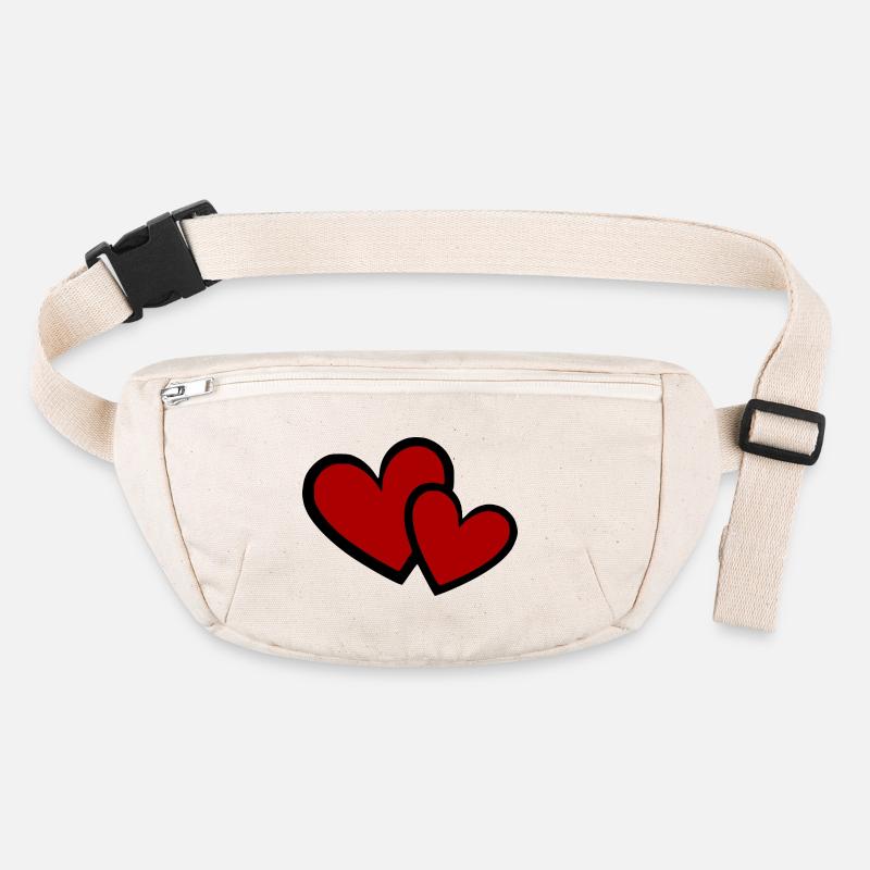 Valentinstag Herz rot Valentinstag Geschenk Valen Stanley/Stella recycelte Gürteltasche