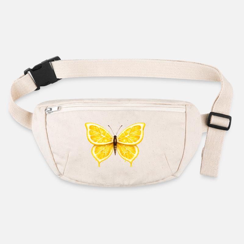 Ailes de citron – Papillon Fruit Lumineux Sac banane recyclé Stanley/Stella