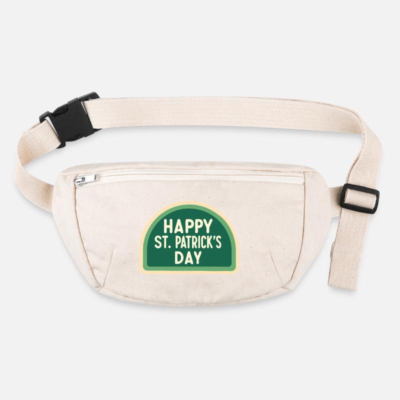 St. Patrick's Day Grünes Abzeichen Stanley/Stella recycelte Gürteltasche