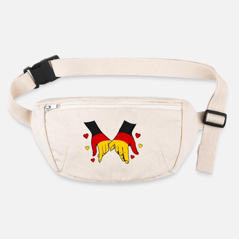 Germany Flag Holding Hands Stanley/Stella recycled Hip Bag 