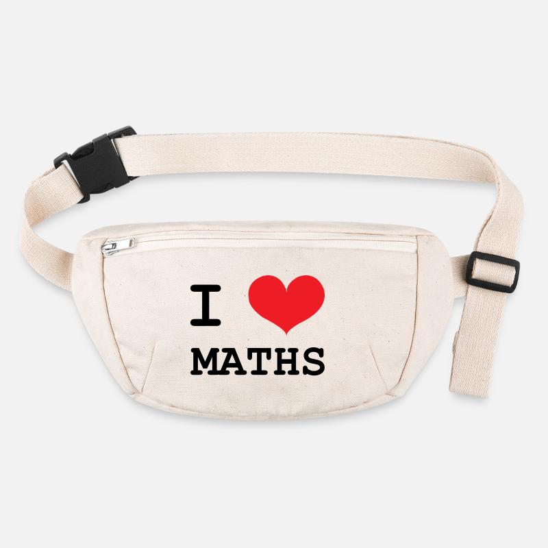 I Love Maths: Passion Mathematics T-Shirt Stanley/Stella recycelte Gürteltasche