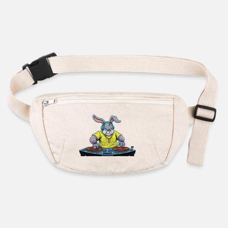 Heavy Metal Easter Bunny Rocker Easter Hardcore Bunny Stanley/Stella recycled Hip Bag 