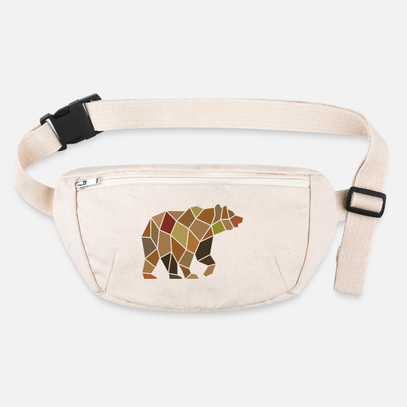 Geometric Bear from Mosaic Polygon Stanley/Stella recycled Hip Bag 