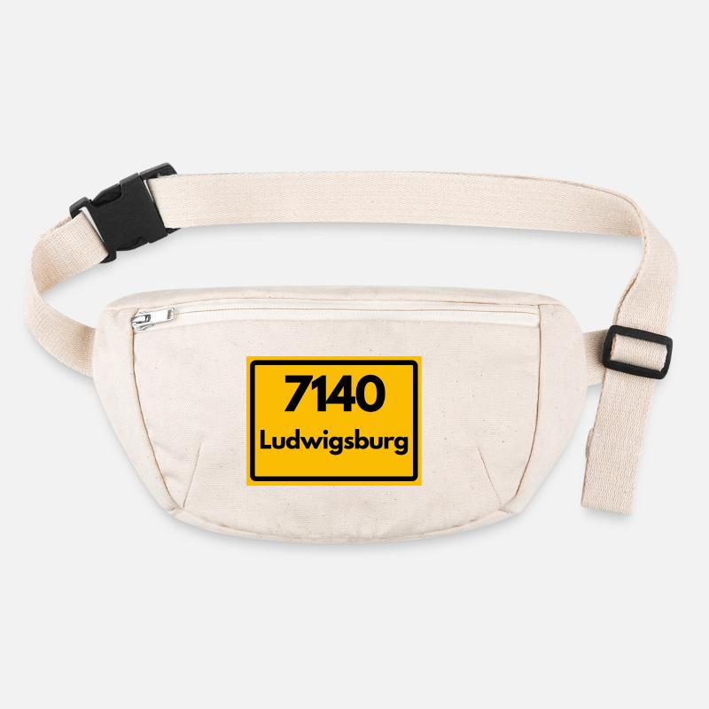 ALTE POSTLEITZAHL PLZ RETRO 7140 LUDWIGSBURG  Stanley/Stella recycelte Gürteltasche