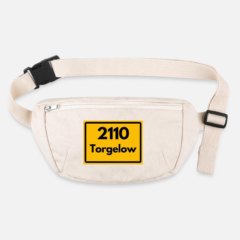 ALTE POSTLEITZAHL PLZ RETRO 2110 TORGELOW HEIMAT Stanley/Stella recycelte Gürteltasche