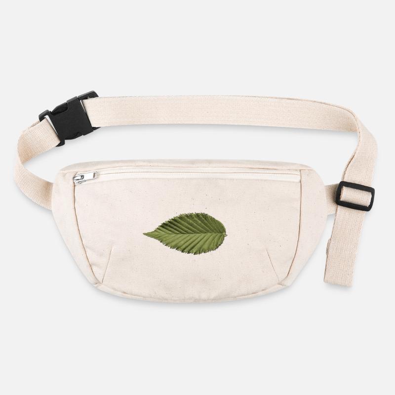 Structure foliaire : motif vert olive Sac banane recyclé Stanley/Stella