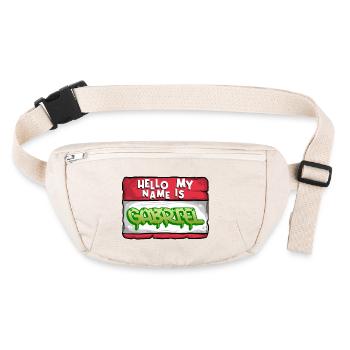 First Name Gabriel - Stanley/Stella recycled Hip Bag  - natural - Front
