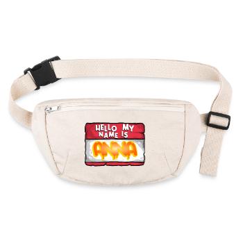 First Name Anna - Stanley/Stella recycled Hip Bag  - natural - Front