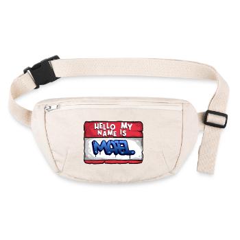 First Name Mael - Stanley/Stella recycled Hip Bag  - natural - Front