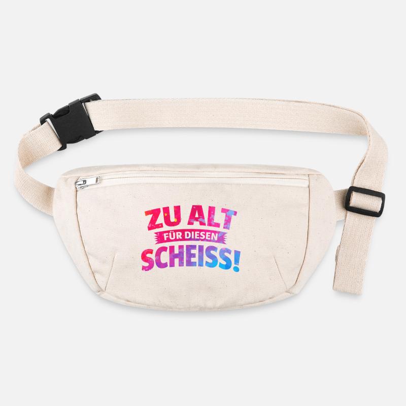 zu alt für diese Scheisse Stanley/Stella recycelte Gürteltasche