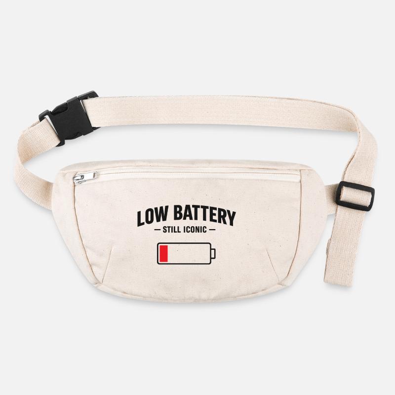 Low Battery Still Iconic Stanley/Stella recycled Hip Bag 