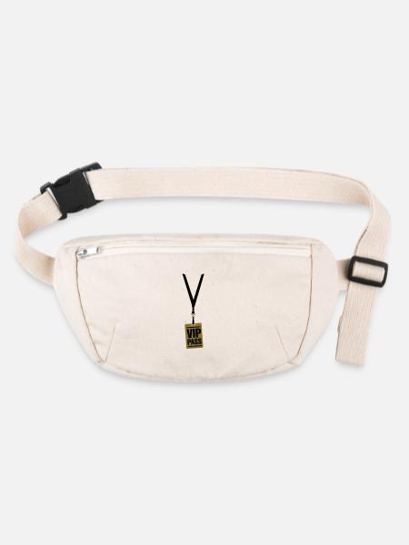 VIP pass - Stanley/Stella recycled Hip Bag  - natural - Front