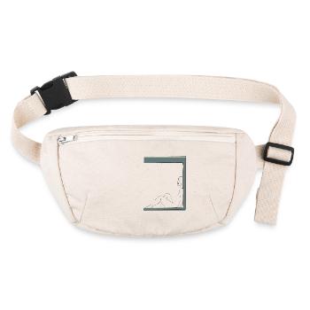 Woman in the window - Stanley/Stella recycled Hip Bag  - natural - Front