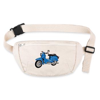 Simson Schwalbe KR51 - Stanley/Stella recycelte Gürteltasche - Naturweiß - Vorne